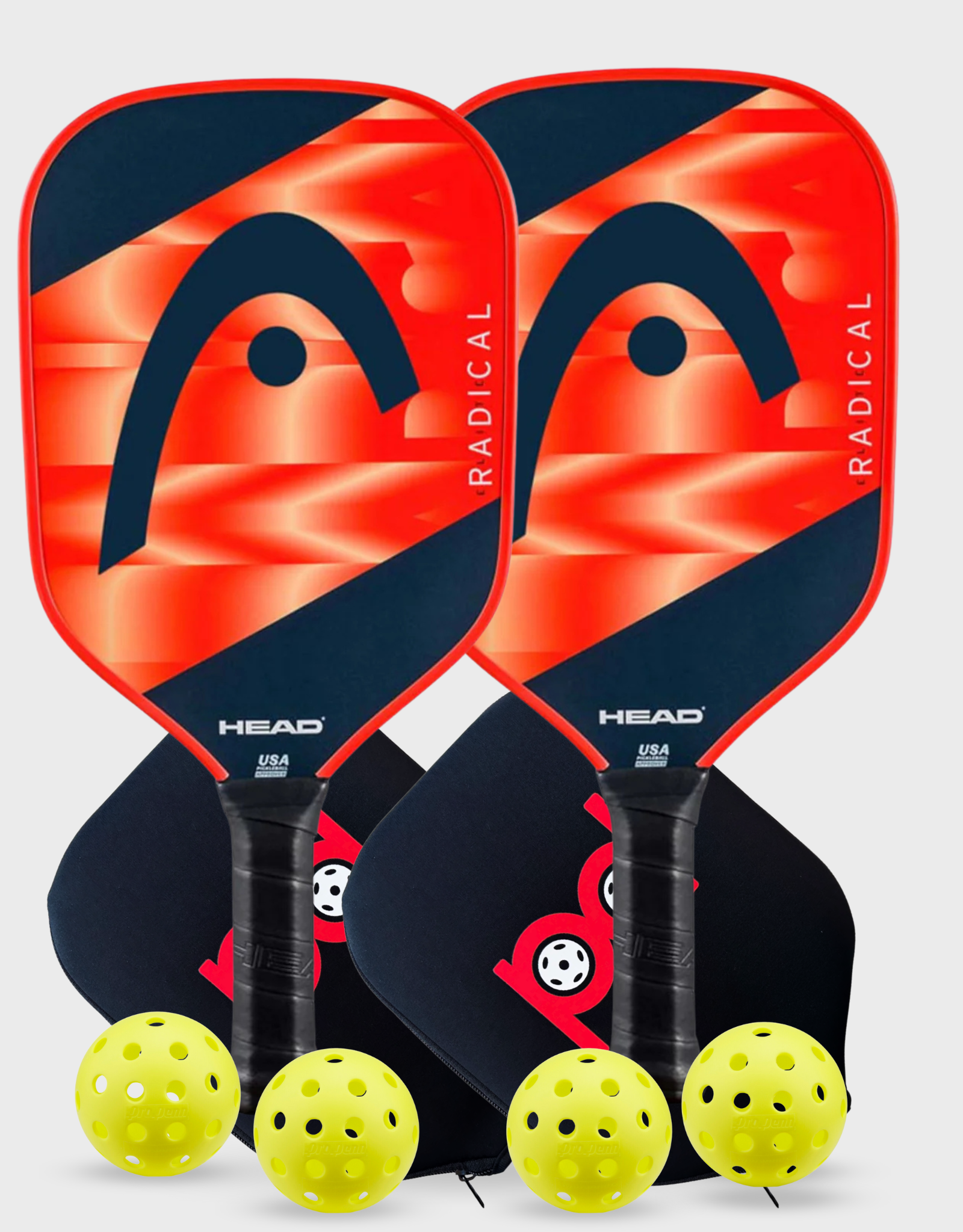 HEAD radical speed 2本セット HEAD RADICAL ELITE 2 Paddle Package – Pickleball Depot