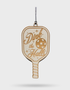 Wooden Pickleball Ornament