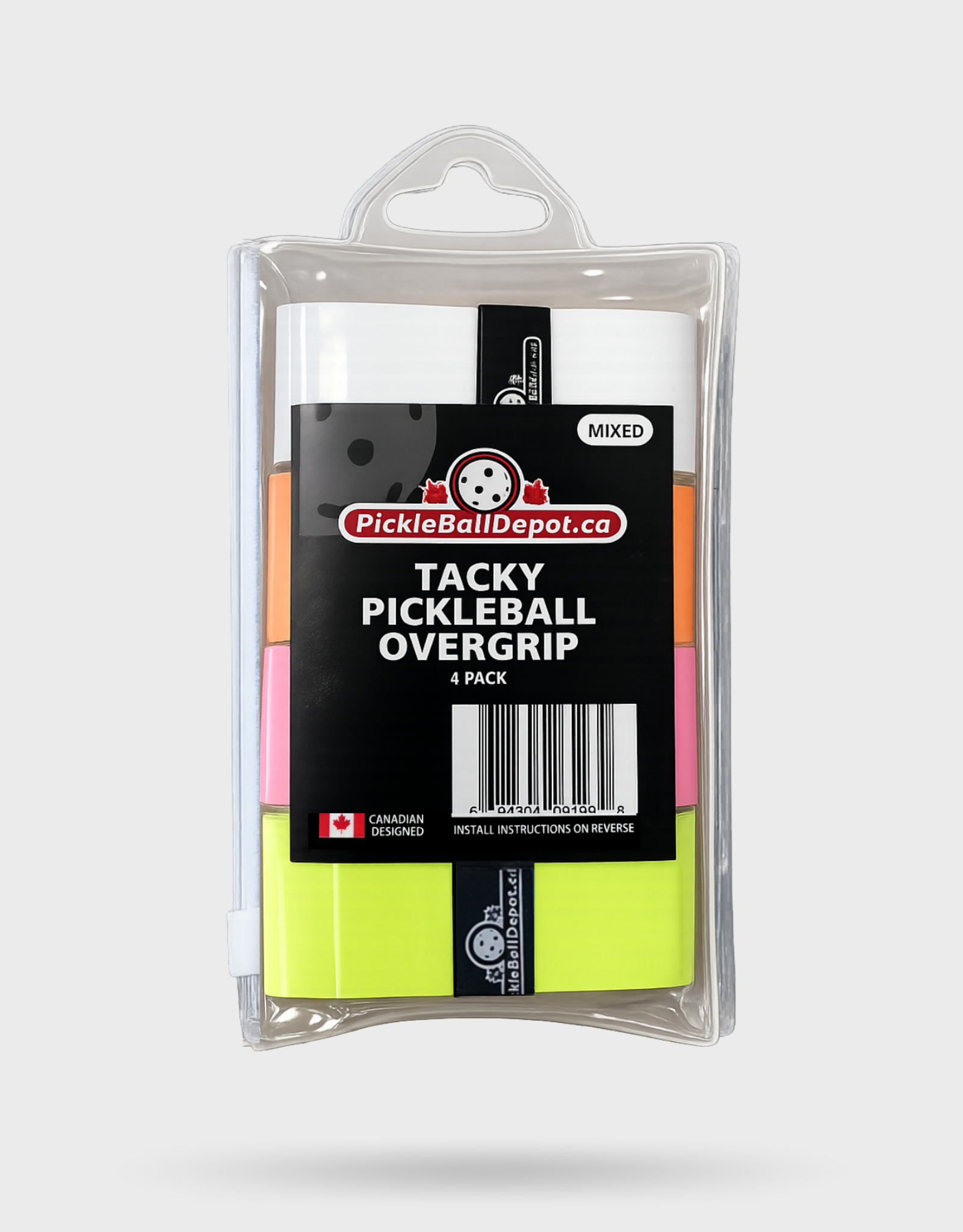 Pickleball Depot Tacky Overgrip 4 Pack