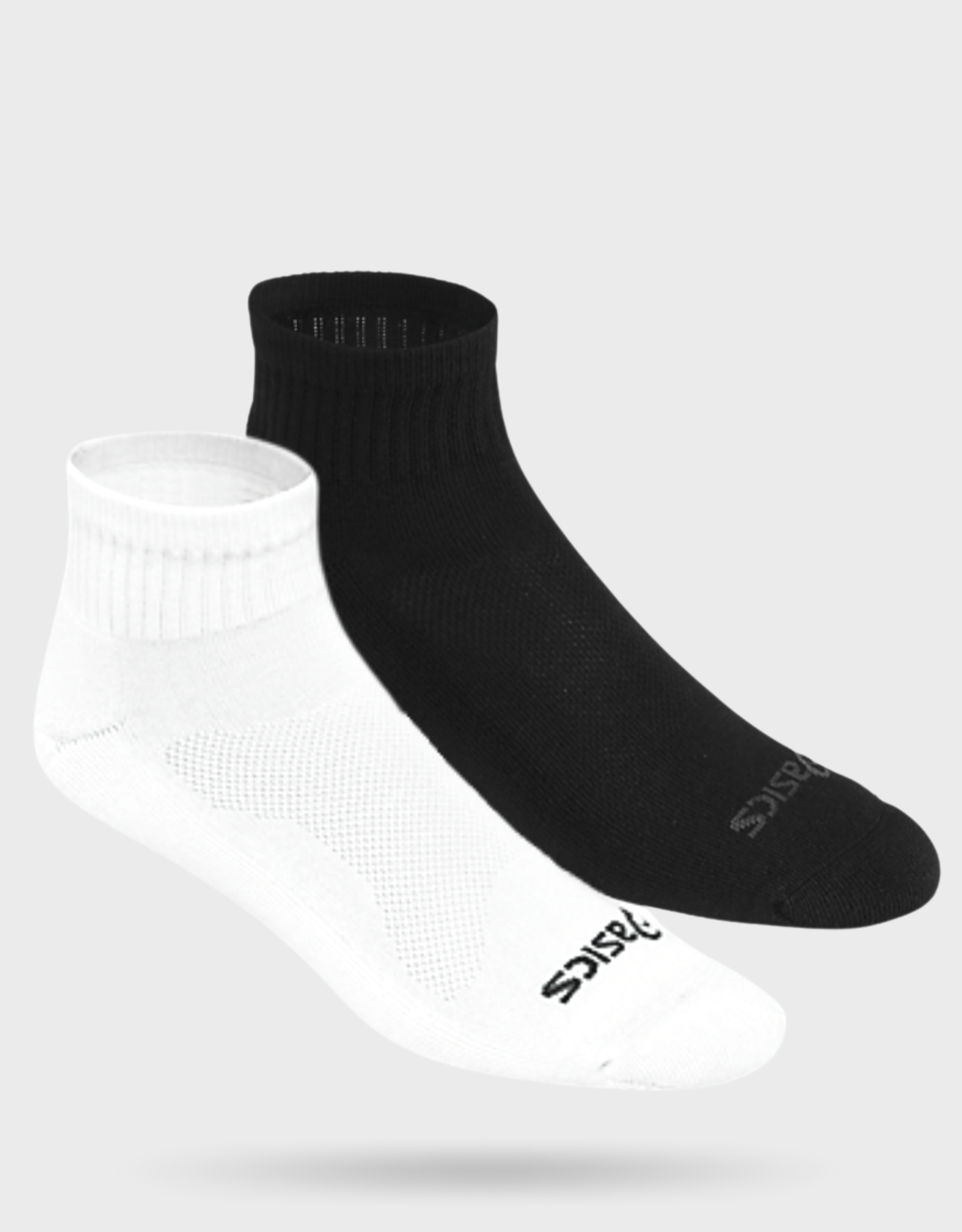 Asics Cushion Quarter Socks 3 Pack White