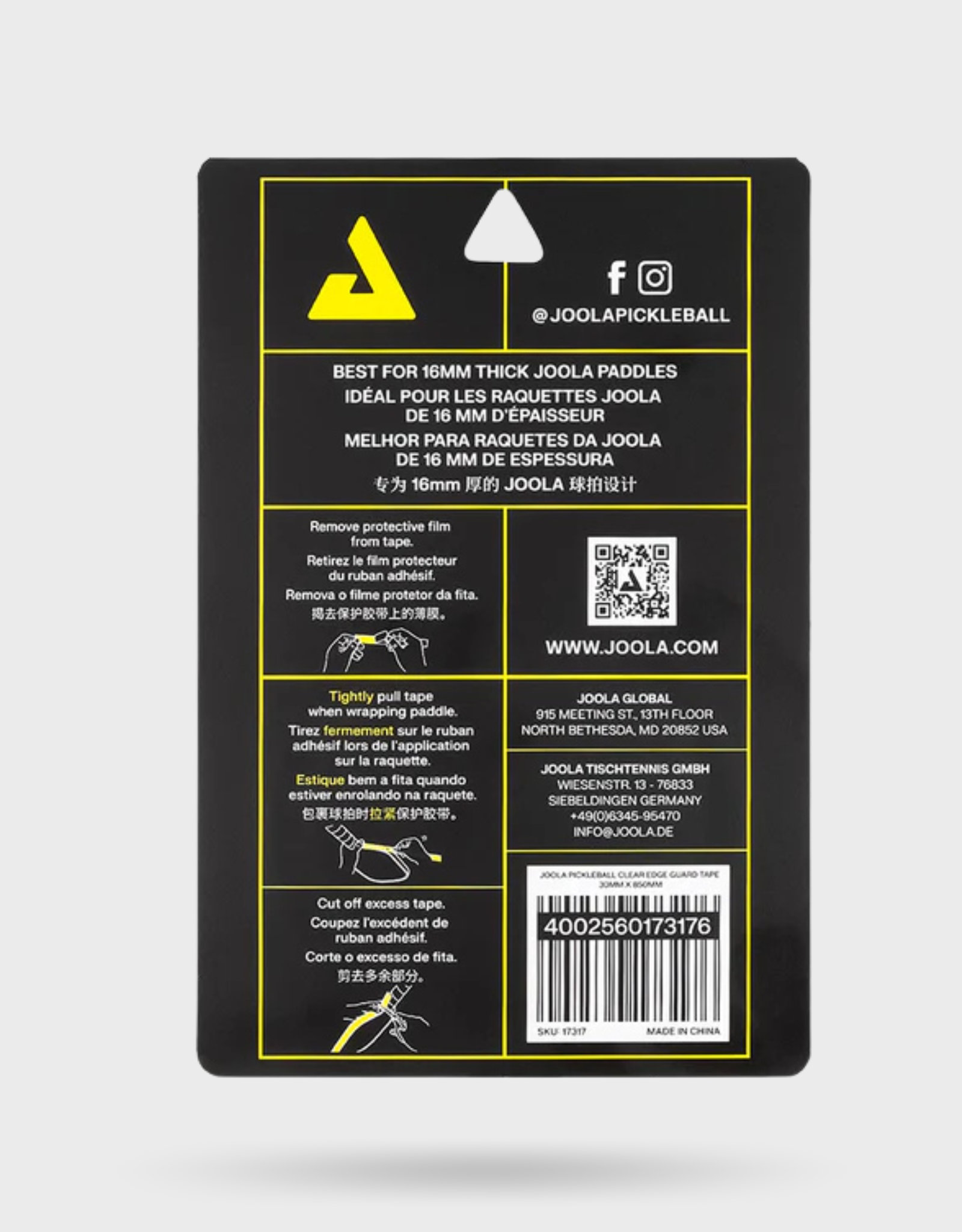 Joola Clear Edge Guard Tape