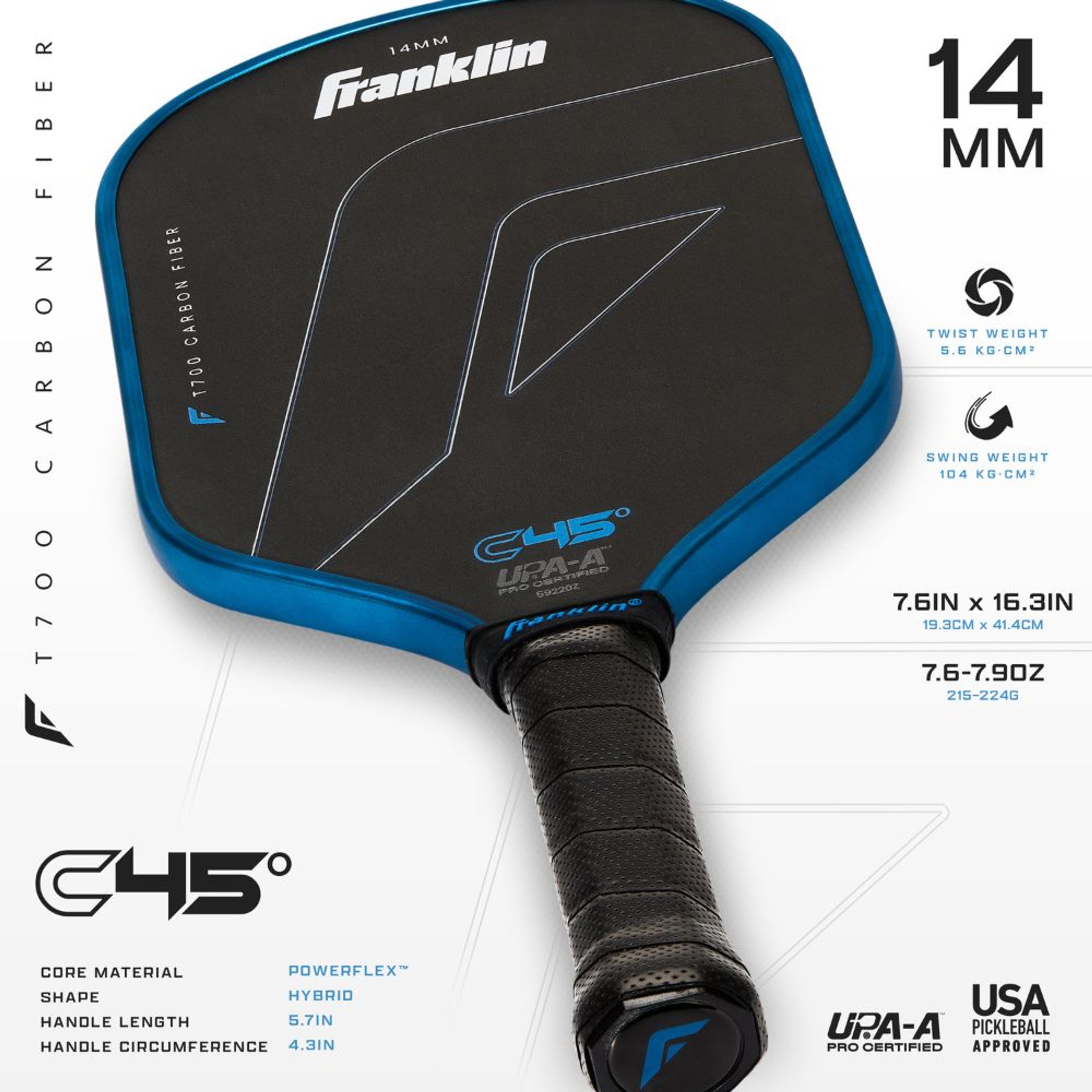Franklin C45° Carbon Fibre- Hybrid
