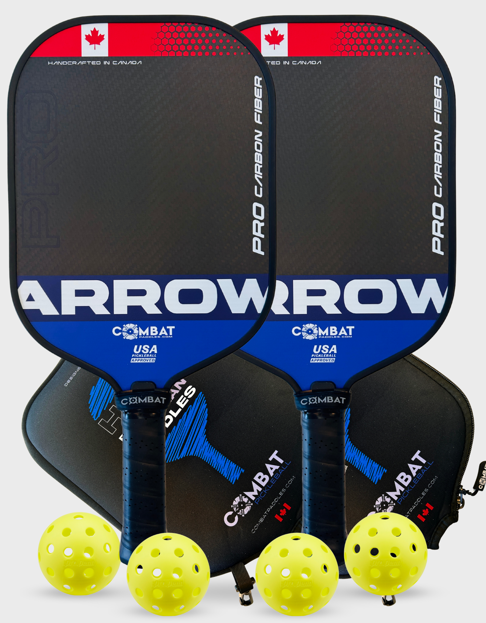 Ensemble de 2 pagaies Combat Arrow en fibre de carbone