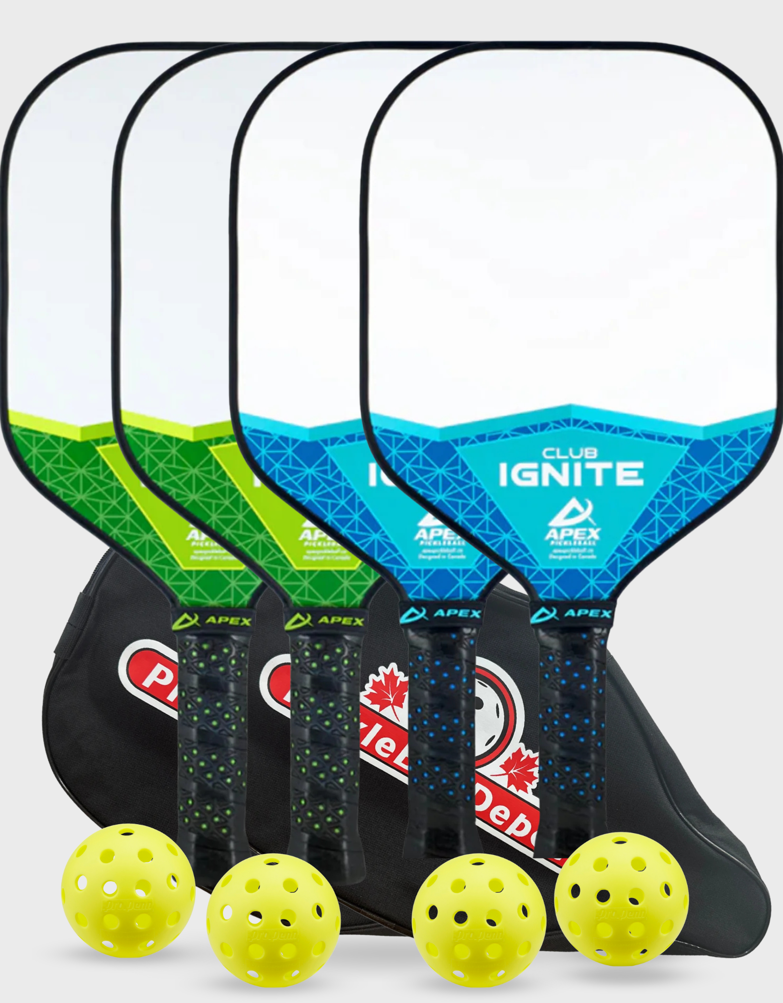 Ensemble de 4 pagaies APEX CLUB IGNITE