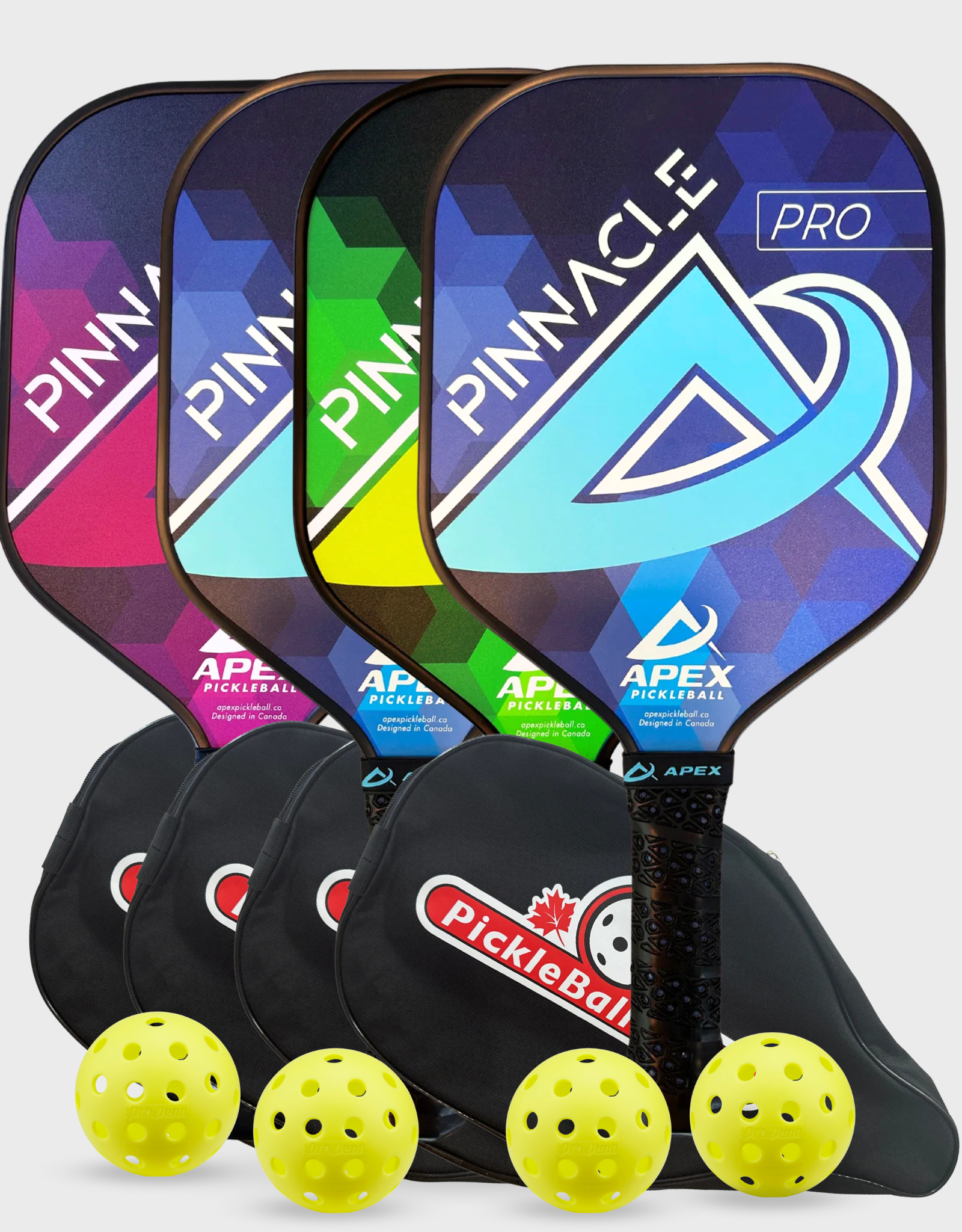 Ensemble de 4 pagaies APEX PINNACLE PRO