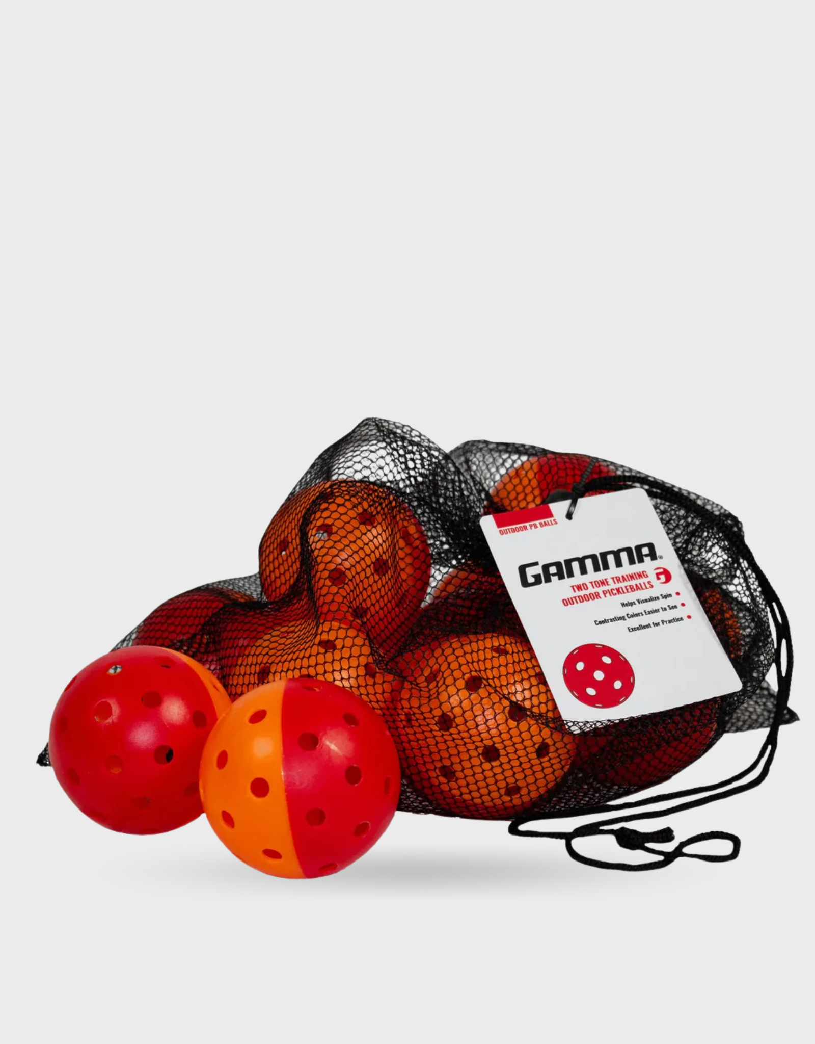 NEW! Gamma Outdoor Two-Tone Training Ball 12 Pack