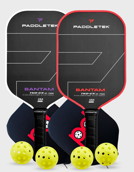 Paddletek Bantam TKO-CX- 2 Paddle Package – Pickleball Depot