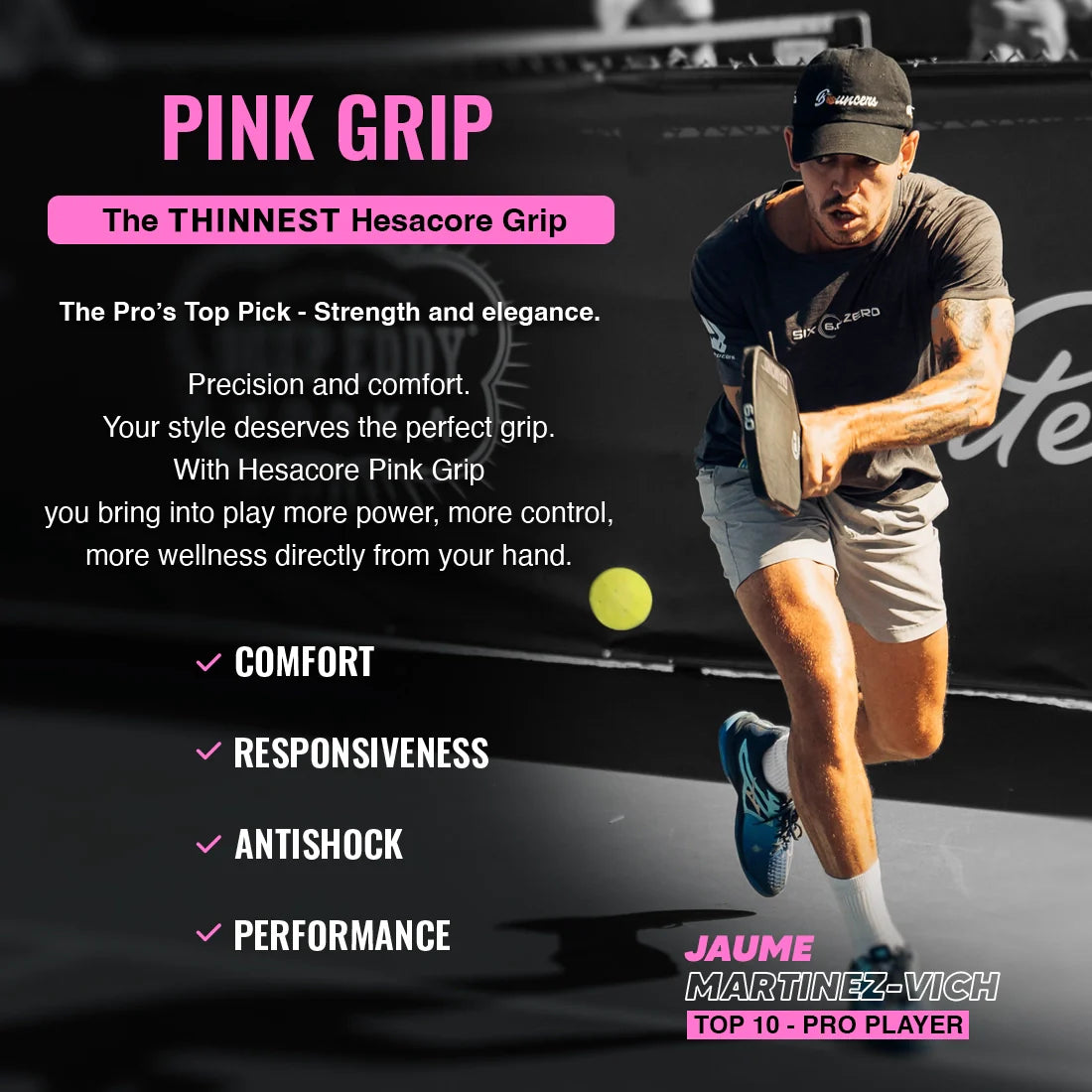 COMING SOON! Hesacore Original Pickleball Grip - 5.25