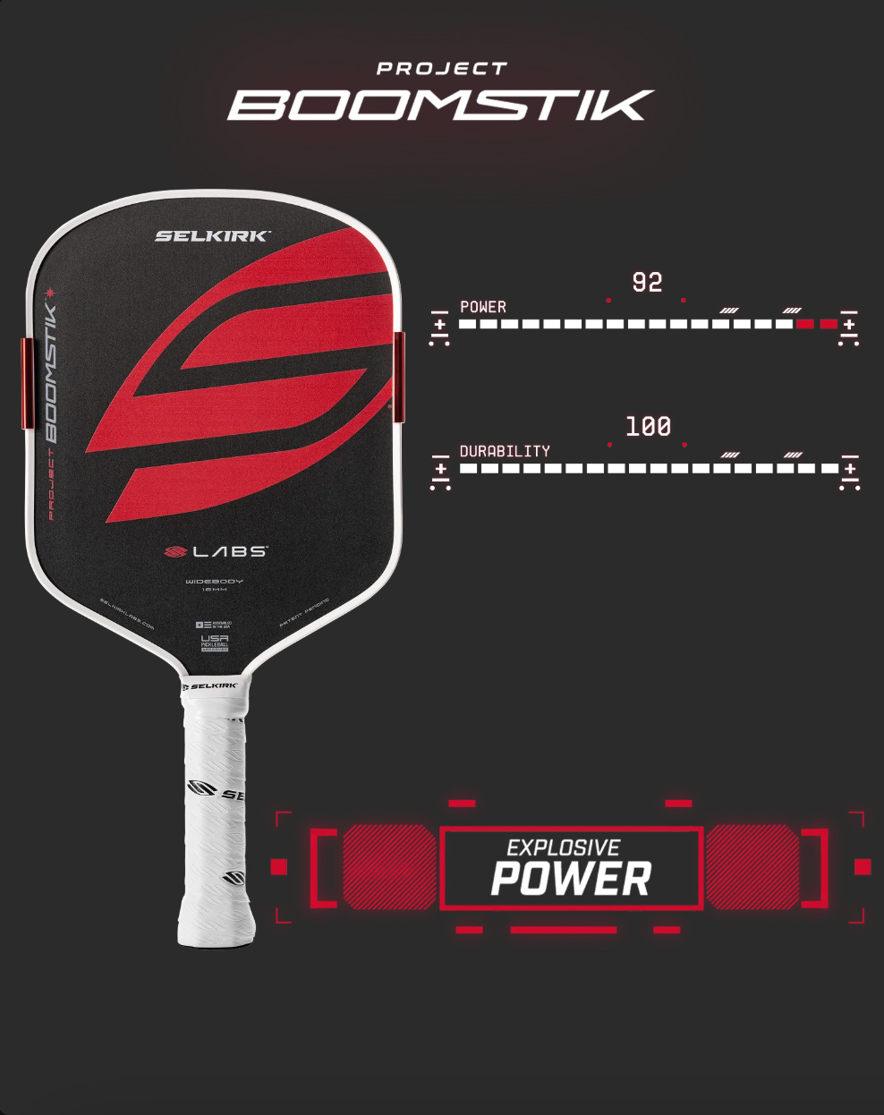 Selkirk PROJECT BOOMSTIK – Pickleball Depot Selkirk PROJECT BOOMSTIK – Pickleball Depot