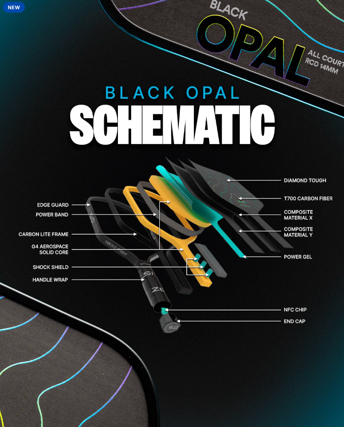 NEW! Six Zero Black Opal 14mm