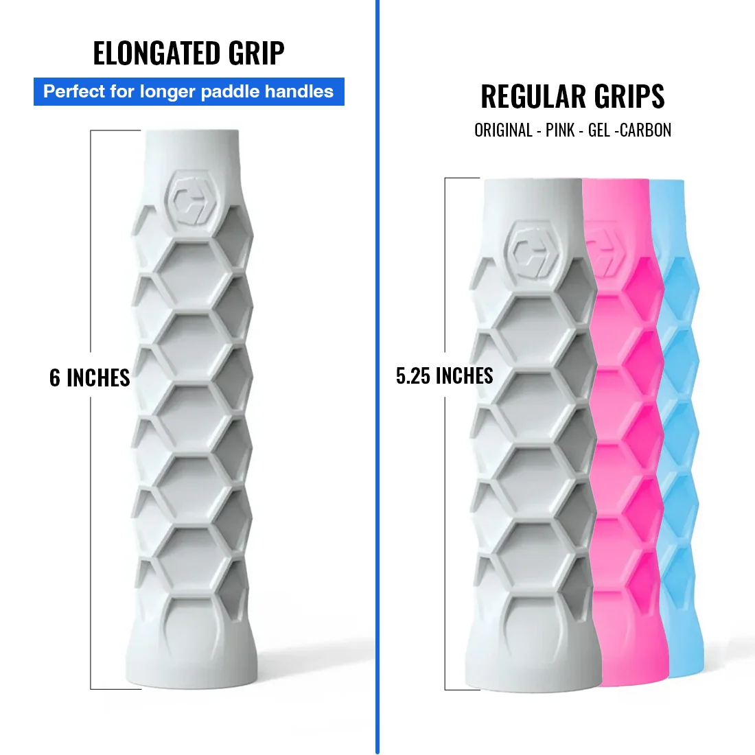 COMING SOON! Hesacore Pickleball Gel Grip - 5.25" - Soft Feel