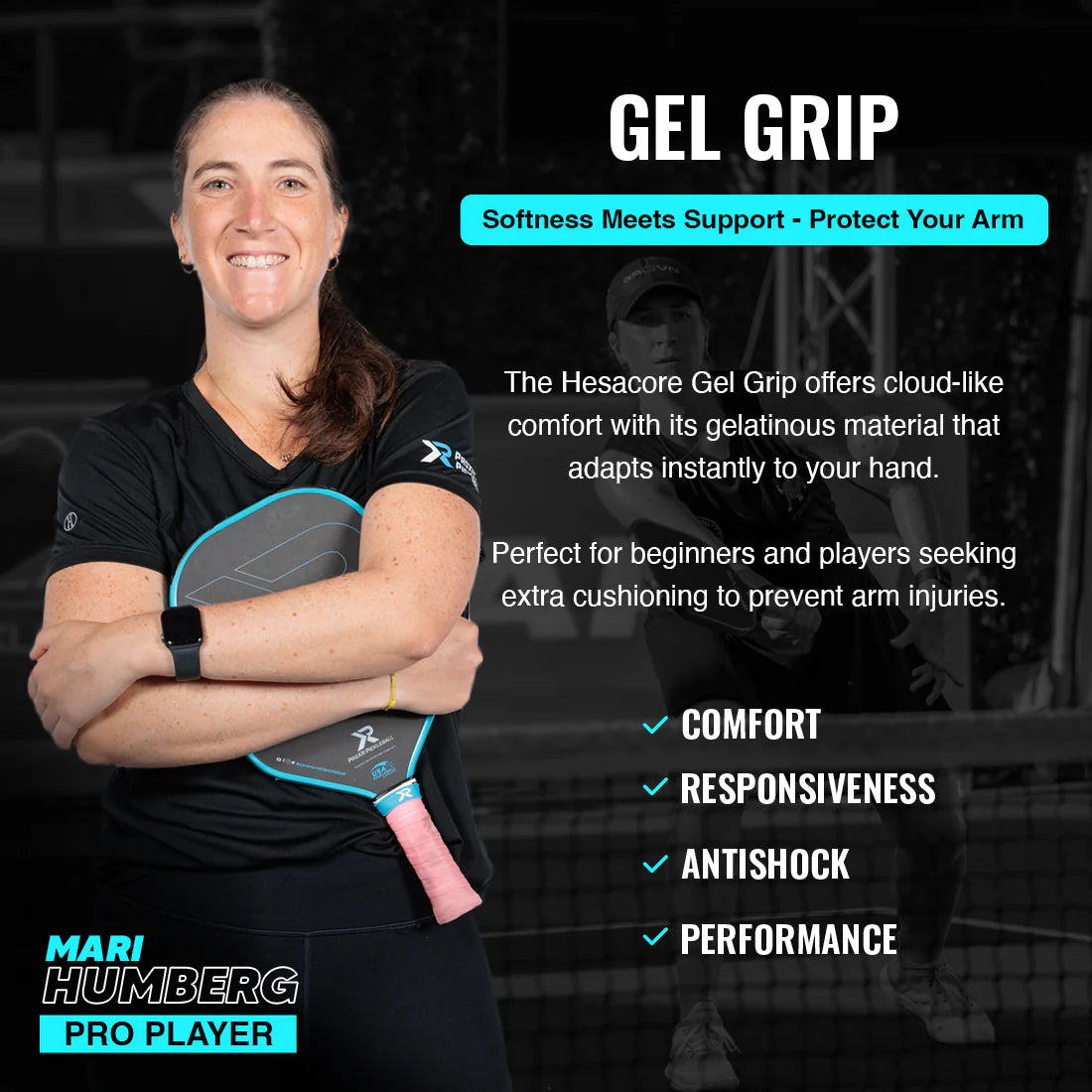 COMING SOON! Hesacore Pickleball Gel Grip - 5.25