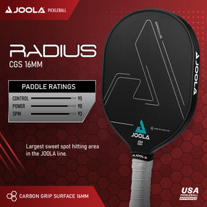 Joola Radius CGS 16 (Surface de poignée en carbone)