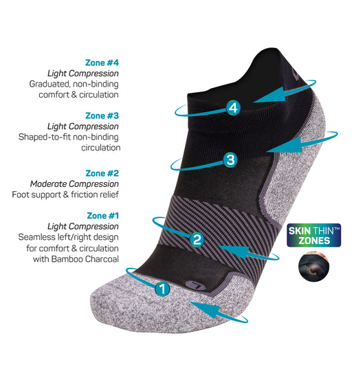 OS1st AC4 Active Comfort Socks with Blister Protection Double-tab and  reinforced seamless toe, great for runners