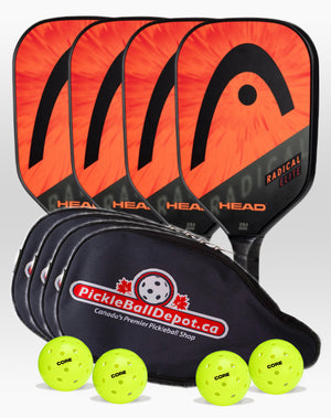HEAD RADICAL ELITE 4 PADDLE PACKAGE